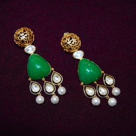 Designer Meenakari Earrings